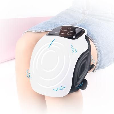 2022 Amazon Hotselling Portable Electric Heating Therapy Physiotherapy Knee Joint Pain Relief Vibration Knee Massager