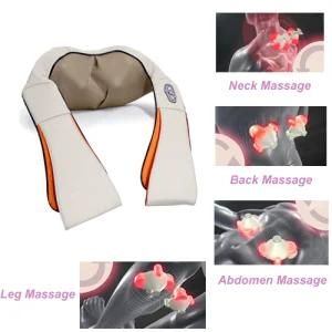 Rechargeable Wireless Heating Shiatsu Massage Belt Body Massager