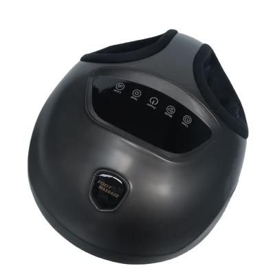 Factory Price Air Squeezing Scrapping Heating Electric Shiatsu Vibrating Foot Massager with Remote Control
