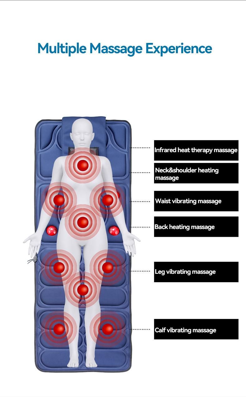 2022 Full Body Massage Mat Mattress with Heat