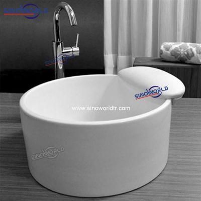 Salon Acrylic Glass Massage Surfing Pedicure Chair Foot Basin Bowl