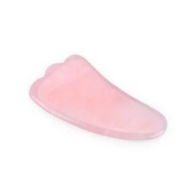 Natural Rose Quartz Gua Sha Scraping Massage Tool Beauty Massage Guasha Board