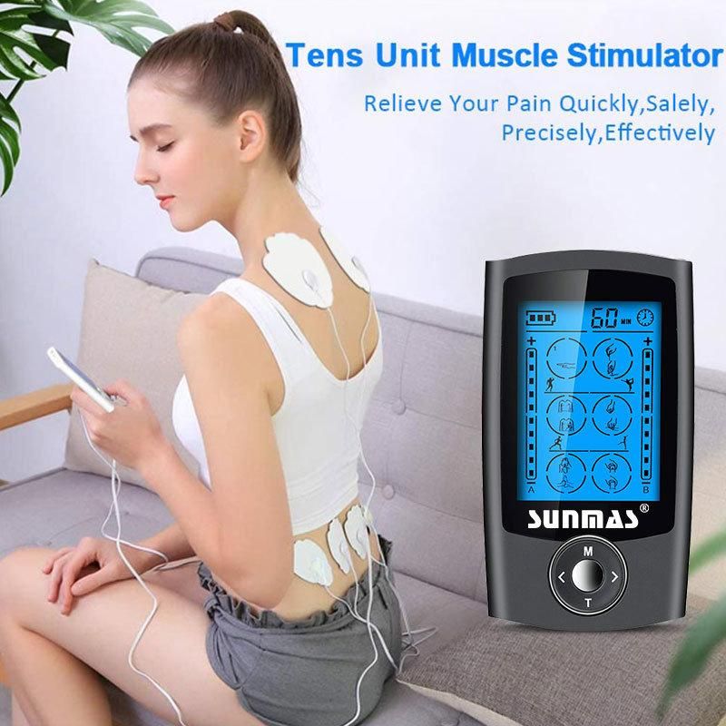 Tens Unit Muscle Stimulator Tens+EMS+Fitness Unit Muscle Stimulator for Pain Relief & Arthritis & Muscle Strength
