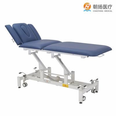 Hospital Foot Bar System Mobile Heavy Duty Gynaecological Therapy Table