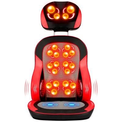 New Portable S-Shaped Massager Full Body Heating Seat Vibration Massage Cushion for Car &amp; Home &amp; Office