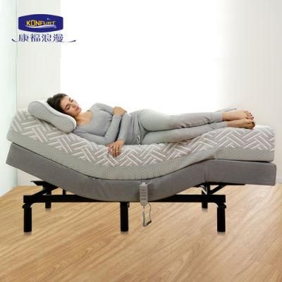 Home Bedroom Furniture Folding Bed Electric Massage Adjustable Bed