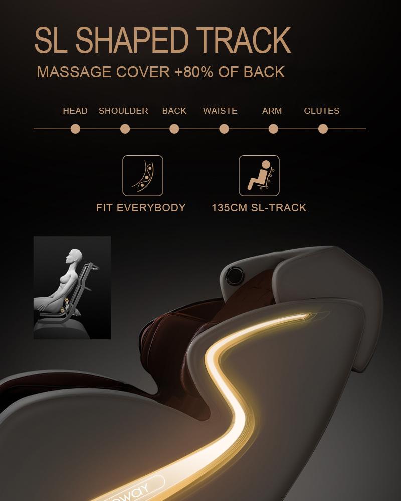 High-End Smart 3D SL Track Massage Chair, MW-M601