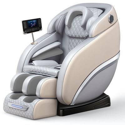 Jare 6687n Latest Leather Touch Screen Technology Zero Gravity Cover Shiatsu Foot Massager Full Body Massage Chair