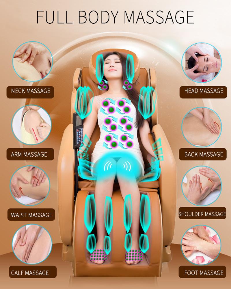 Full Body Massage Chair with Bluetooth Music Speaker, MW-M906