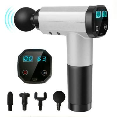 2021 New Design Massage Gun with LCD Screen/Wholesal Tissue Massage Gun