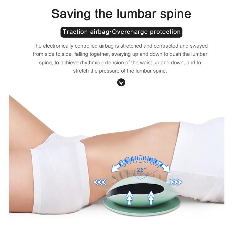 Pain Relief Stretching Device Back Cracker Multi-Level Back Rechargeable Lumbar Spine Massager