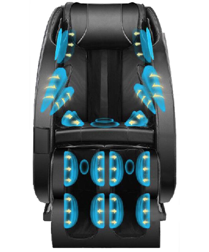 China Wholesale Electric Deluxe Full Body Thai Shiatsu 3D Zero Gravity Music Massage Chair