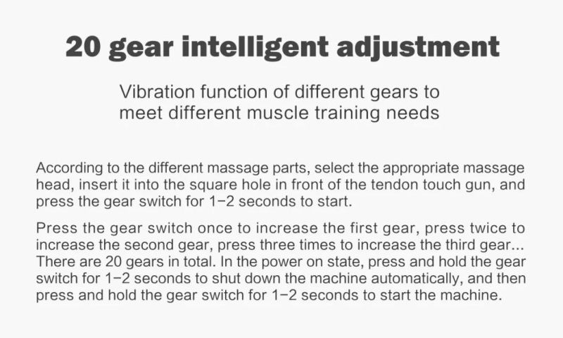 Deep Myofascial Impact Apparatus Handheld Electric Massage Fascia Gun
