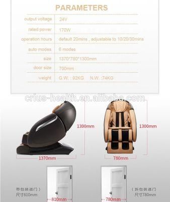 Newest Design Japanese Massage Chair with Zero Gravity