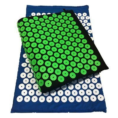 Long Natural Stress Relief Nail Massage Acupressure Mat with Pillow