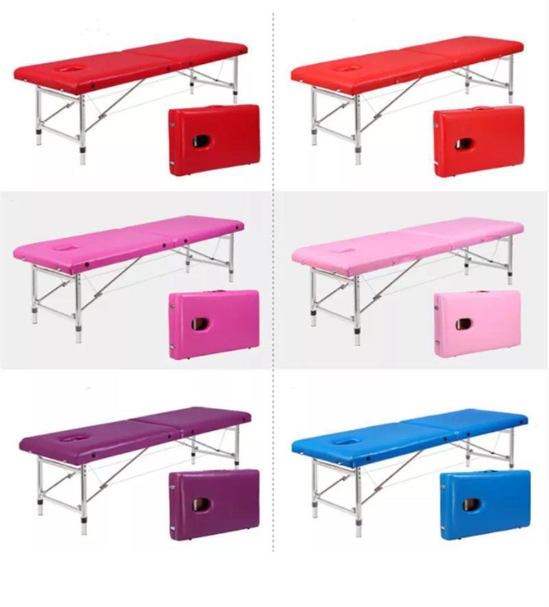 Colorful Adjustable Massage Tables Portable Massaging Bed