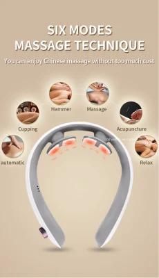 2022 Super Tissue Pain Relief Care Cervical Massager Head Shoulder Electric Pulse Neck Massager Pulse Function