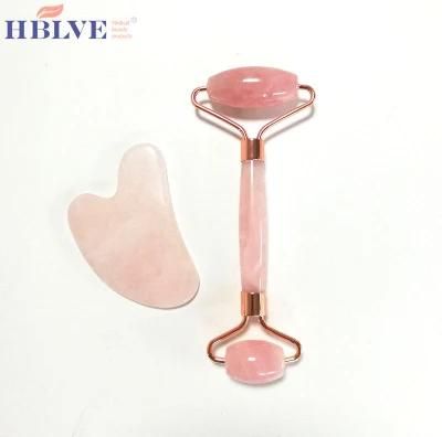 Mini Jade Roller Hot Sale 100% Natural Non Welded Quartz Facial Jade Roller for Face Massage